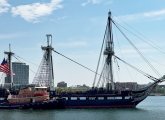 USS Constitution underway