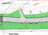 Map of proposed Walter Street gate improvement