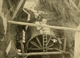 Stony Brook tunnel being dug through solid rock