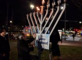 Relighting the Cambridge Common menorah