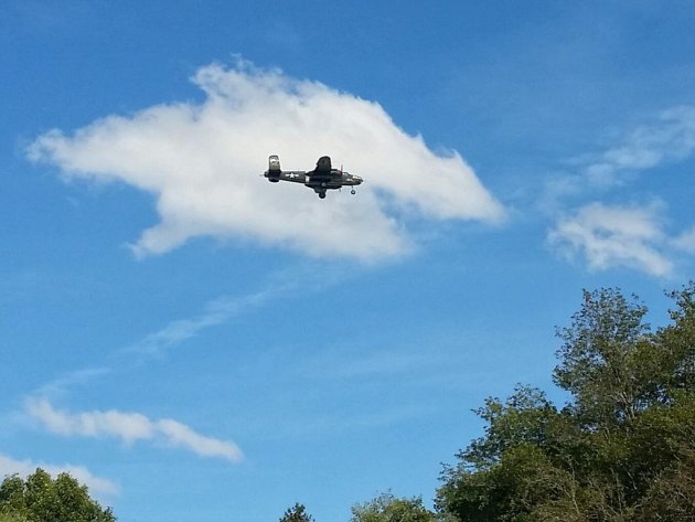 Old plane over Norwood