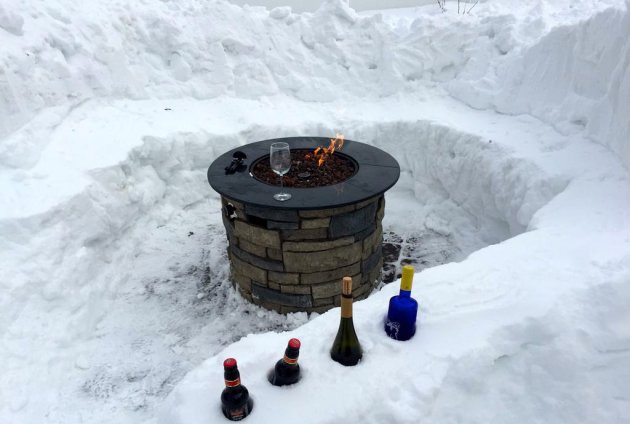 Ice bar in Roslindale