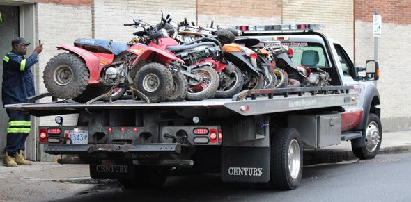 Seized dirt bikes in Dorchester