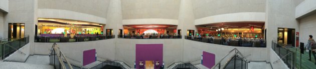 Inside the renovated Johnson wing of the BPL main branch in Copley Square