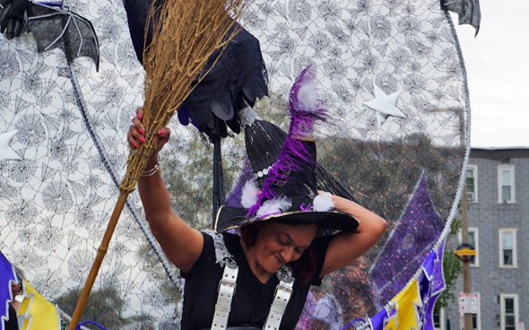 Witch in the Dorchester Day parade