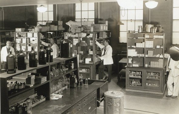 Old laboratory in Boston