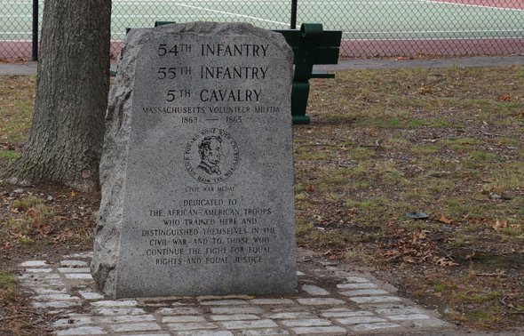 Memorial to black regiments who trained in Hyde Park