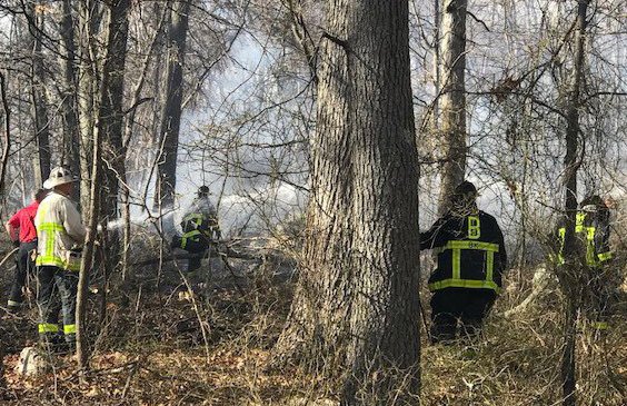 Hyde Park brush fire