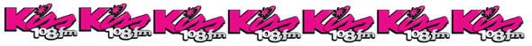 Repeating Kiss 108 logo