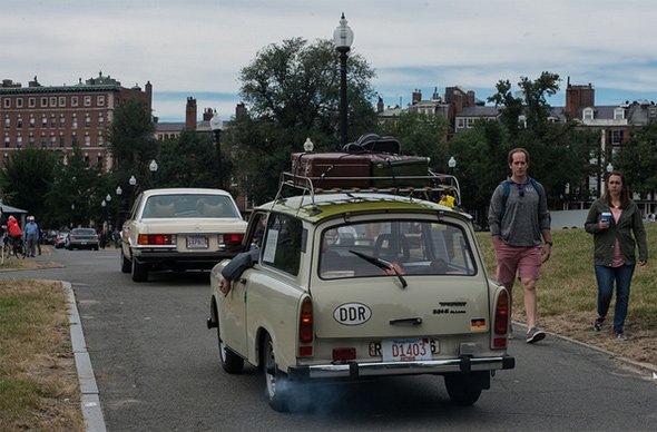 Trabant on Boston Common