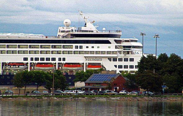 Veendam passing Sullivan's at Castle Island