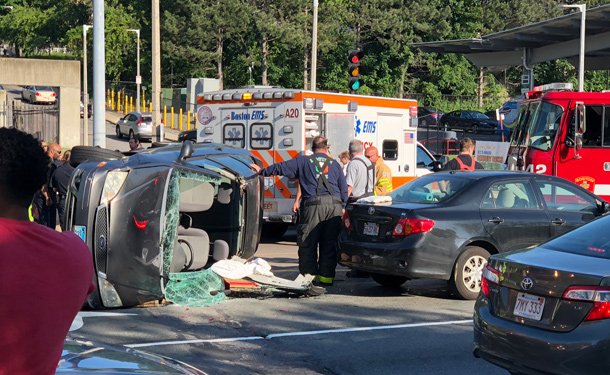 Crash on Columbus Avenue