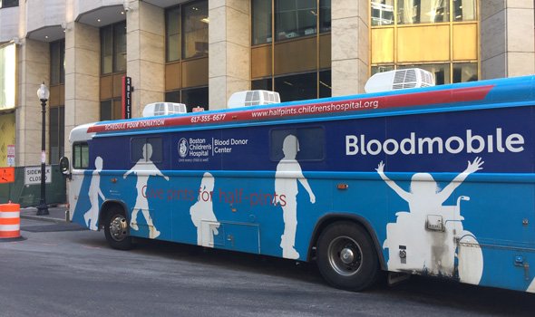 Bloodmobile on High Street