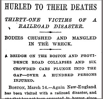 New York Times account of the Bussey Bridge disaster.