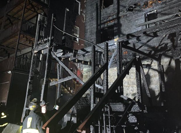 Four-alarm Fire Heavily Damages Two Dorchester Three Deckers ...