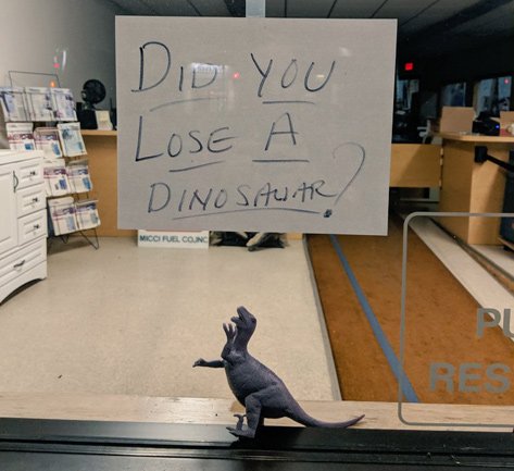 Lost dinosaur