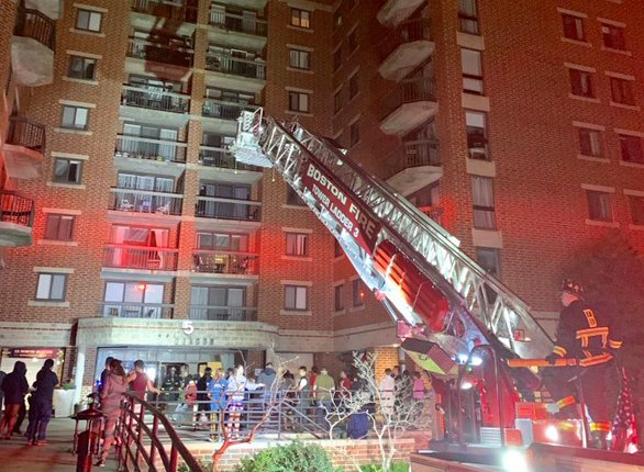 Residents evacuate Allston building due to flooding