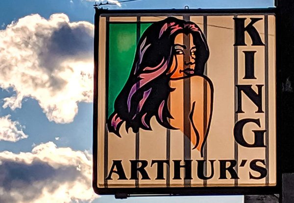 King Arthur sign