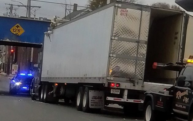 Storrowed truck in Malden