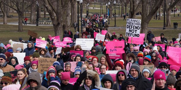 Planned Parenthood rally on Boston Common