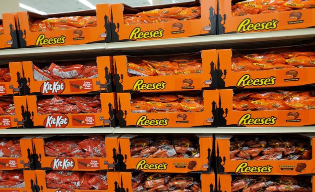 Halloween candy at Packards Corner Star Market