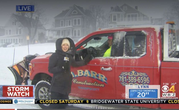 Andy the Plow Guy on CBS Boston interview