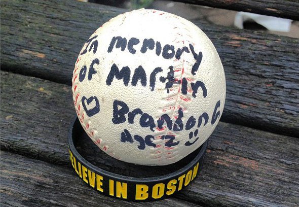 Baseball in honor of Martin Richard