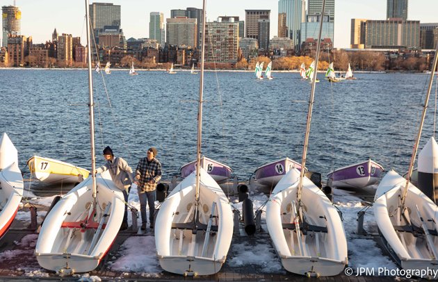 Boats in the Charles