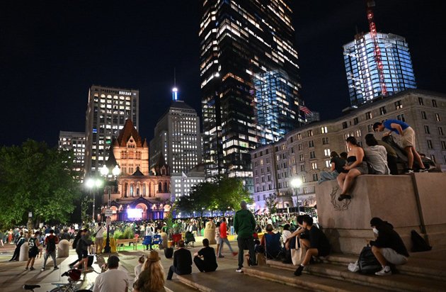 Copley Square watch party