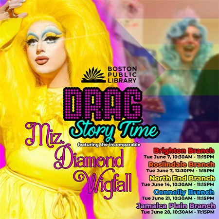 Drag Story Time at BPL branches