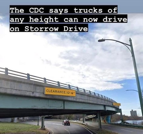 CDC says trucks can drive on Storrow Drive