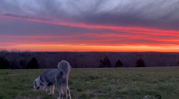 Sunrise over Turkey Hill