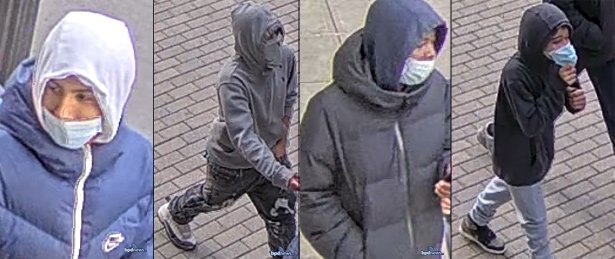 Surveillance photos of suspects via BPD