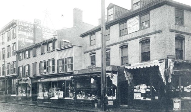 Old Boston street scene