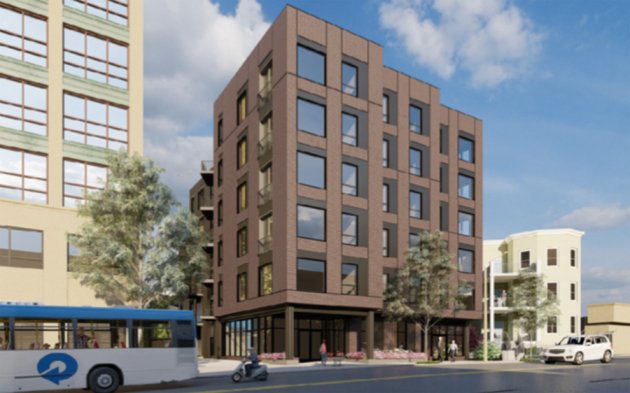 Rendering of proposed Massachusetts Avenue building