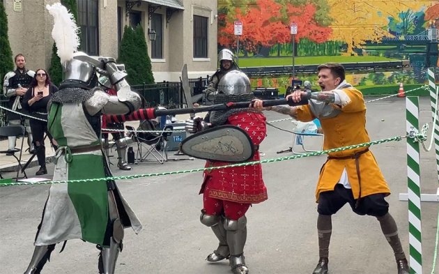 Jousting ring in Allston