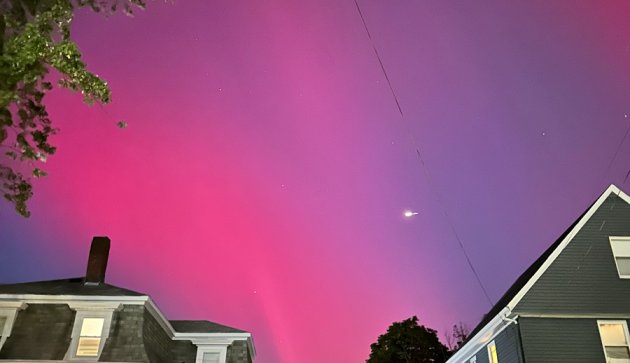 Aurora over Allston