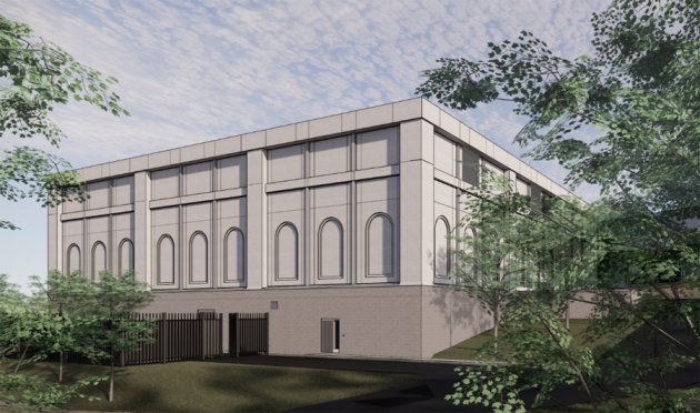 Rendering of proposed BC archive building
