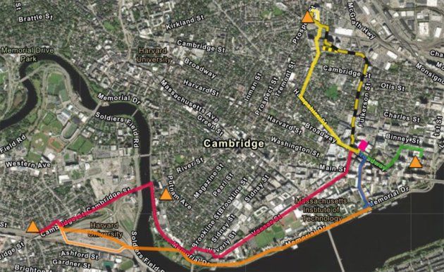 Map of proposed Eversource electrical lines