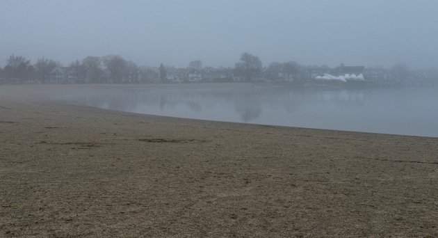 Fog at Constitution Beach