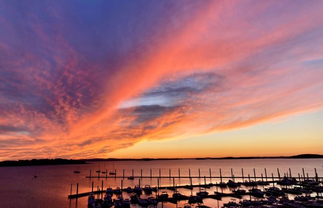 Sunset over Hull