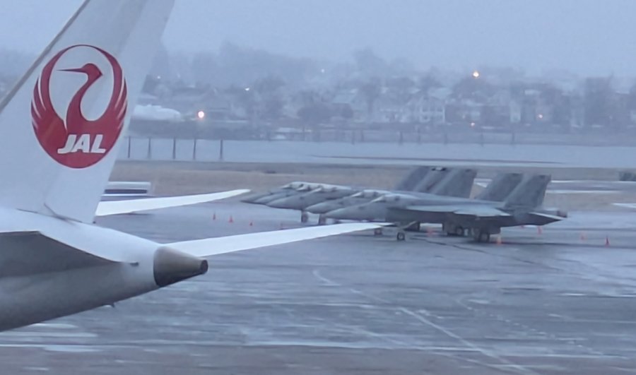 Fighter jets at Terminal E