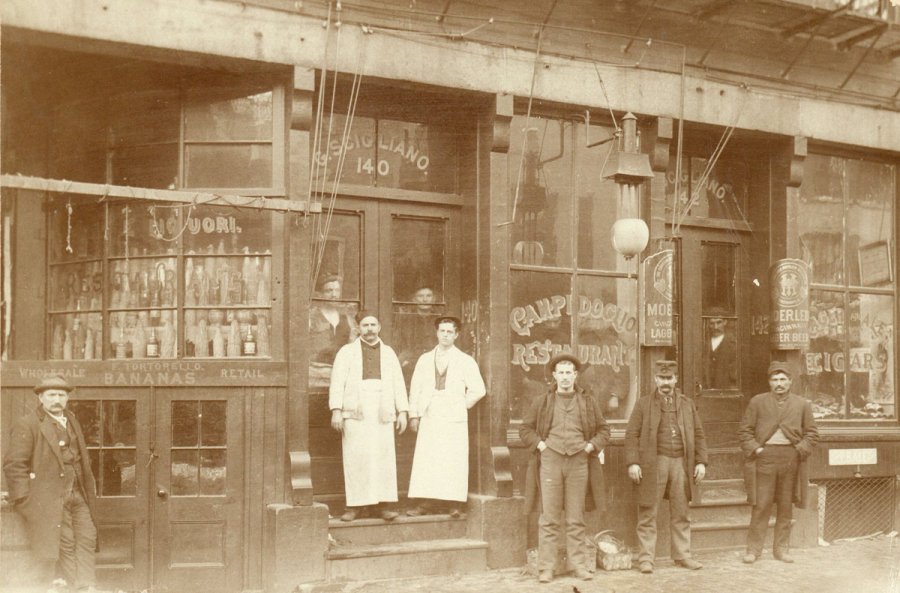 Old Boston street scene