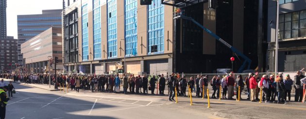 Line to get into North Station