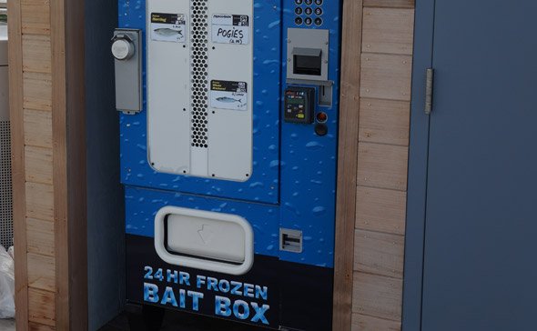 Boston bait vending machine