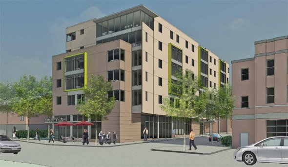 Proposed JCHE senior housing on Chestnut Hill Avenue in Brighton