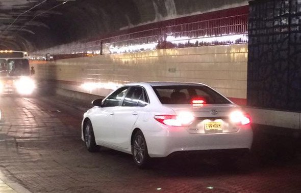 New Jersey driver in the Harvard busway