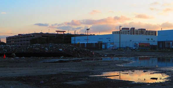 South Boston snow pile on July Fourth