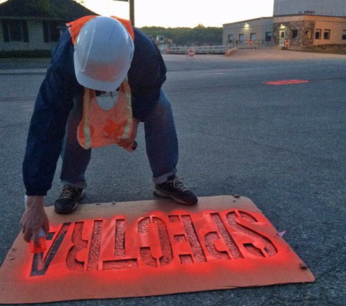 Protester in West Roxbury against Spectra pipeline