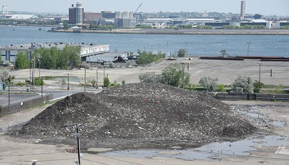 Snow in South Boston on May 27